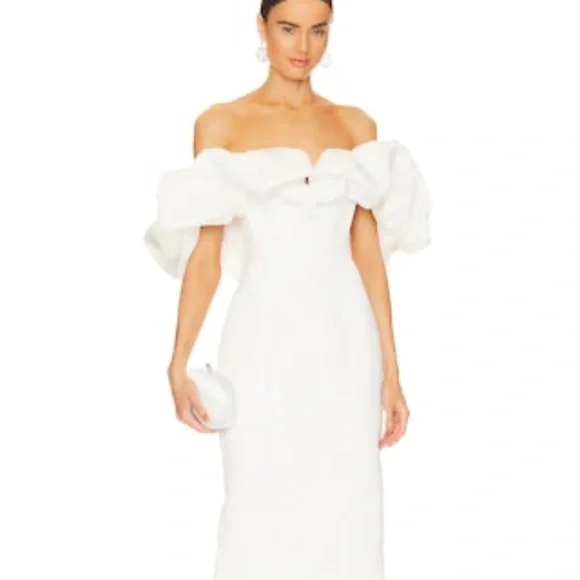 Line & Dot Samara Dress in Off White